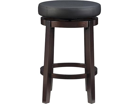 Linon Maya, 24", Black Counter Stool