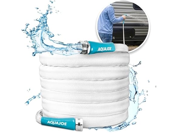 Aqua Joe AJFJH50-58-RV, 50-Ft x 5/8 RV Hose