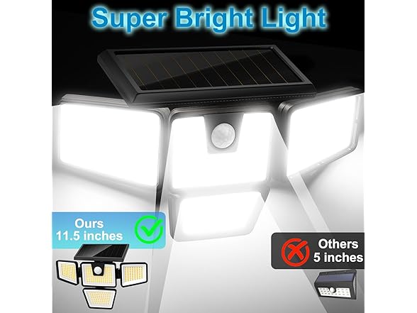 2 Pack Sensor Lights Four Head