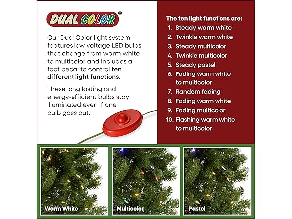 National Tree Company 9' Pre-Lit Downswept Douglas Fir Artificial Christmas Tree