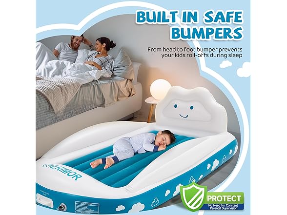 CHERIMOR Inflatable Toddler Travel Bed
