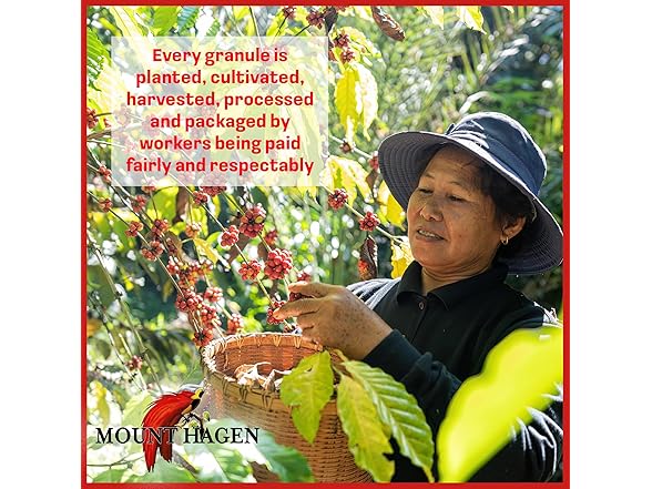 Mount Hagen Instant Coffee, 8pk