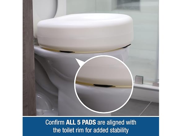 HealthSmart Enhanced Comfort 5 Raised (Round)