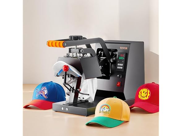 Hat Heat Press, 4-in-1 Cap Heat Press Machine