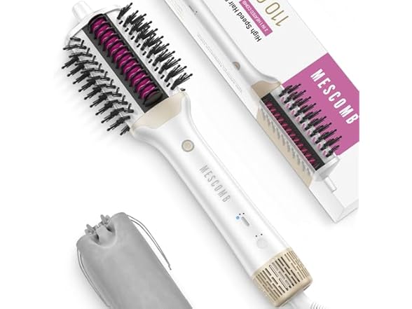 MESCOMB 4-in-1 Ionic Hair Dryer Brush