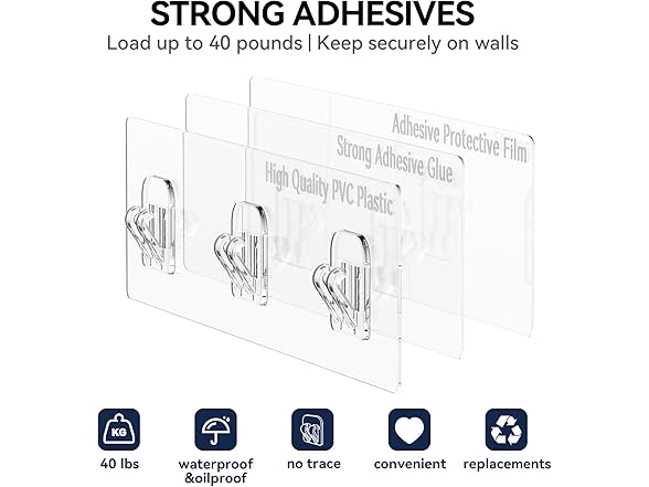 6 Pack Large Capacity Shower Caddy