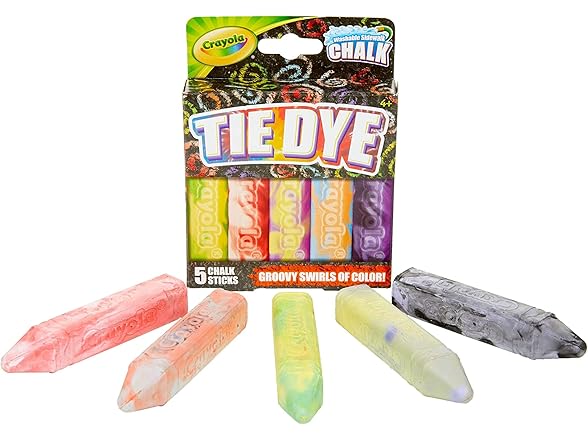 Crayola Tie Dye Chalk (2-5pk)