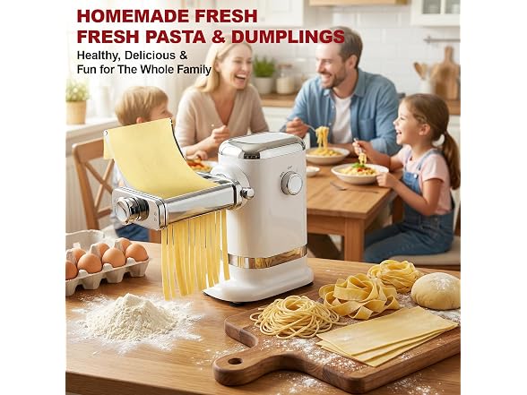 GVODE Silver Electric Pasta Maker Machine