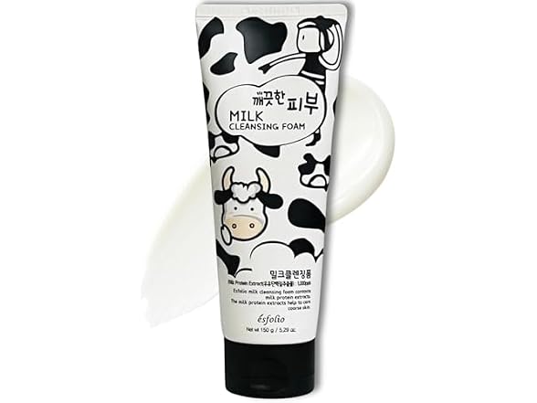 esfolio Milk Cleansing Foam Face Wash 5.29 oz