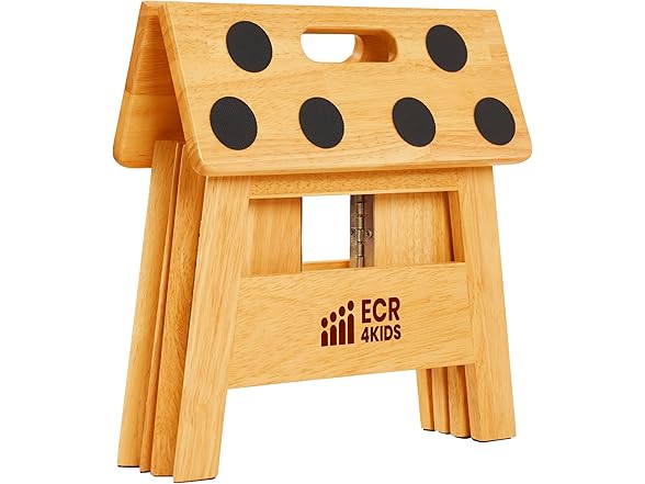 ECR4Kids Folding Step Stool with Handle