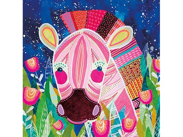 Sensory Textures Colorful Zebra Puzzle