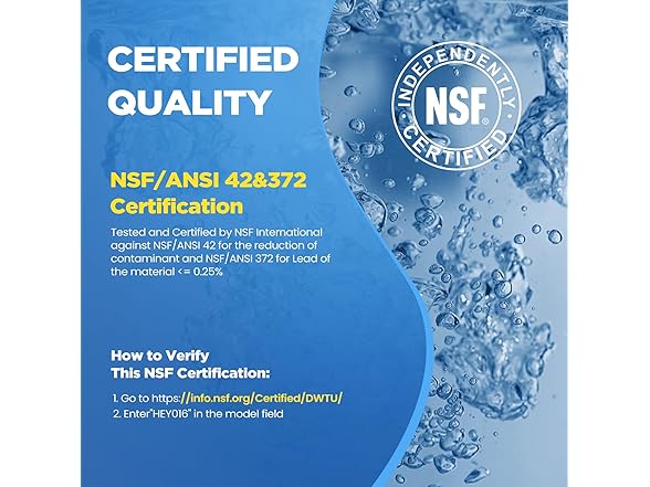 Homenjoy FPPWFU01 Water Filter