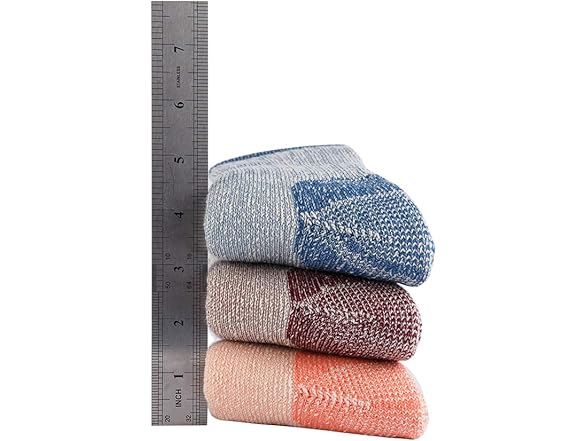 NEVSNEV Men's Crew Socks 3-Pairs