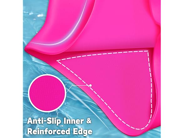 VegoVia Large Swim Cap Hot Pink