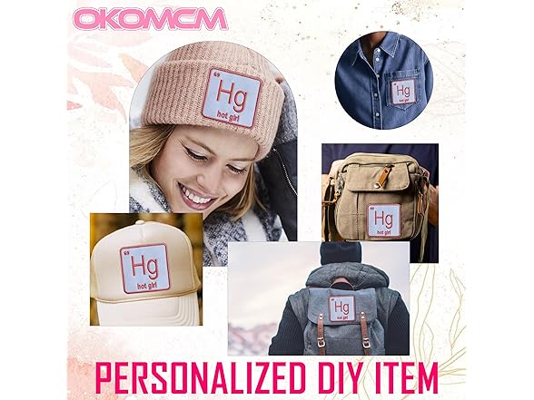 Hot Girl Hg 3'' Iron On Embroidered Patch