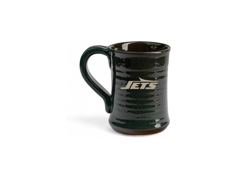 The Memory Company Officially Licenced NFL 20oz Sandblasted Ceramic Coffee Mug, Durable Team Logo Drinkware for Game Day Premium Football Fan Gift