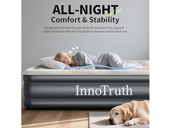 Queen Air Mattress with Built in Pump