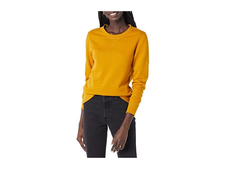 Amazon Essentials Women French Terry Sweatshirt - Gallery 6