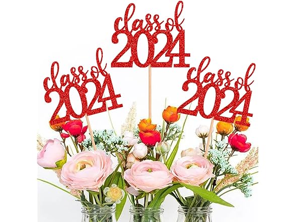 ALISSAR 10 Pack Double Sided Red Class