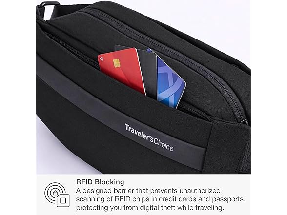 Traveler's Choice Belfast 10" Sling Bag Fanny Pack