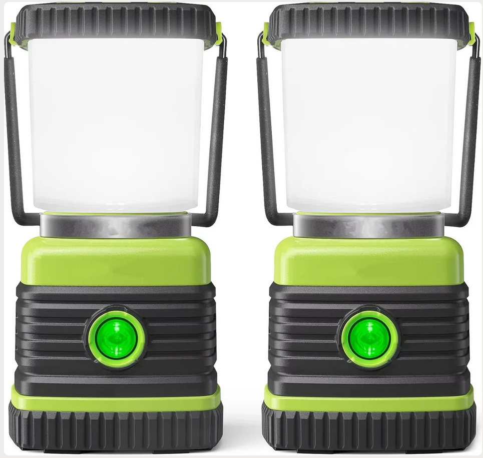 Hakol BH-1041 2-Pack LED Battery Powered Camping Lanter - Gallery 2