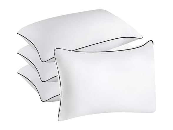 Hotel Quality Cooling King Pillows Set of 4