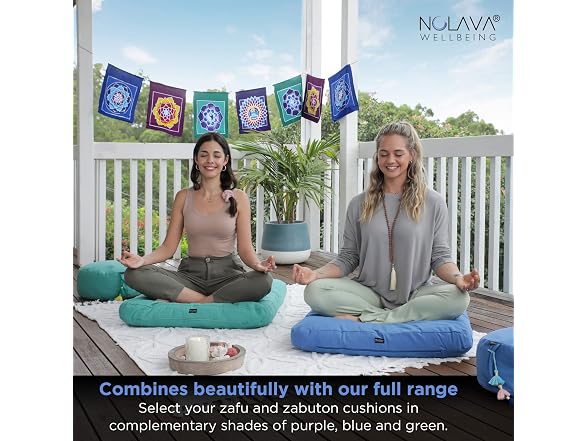 NOLAVA Round Zafu Meditation Cushion