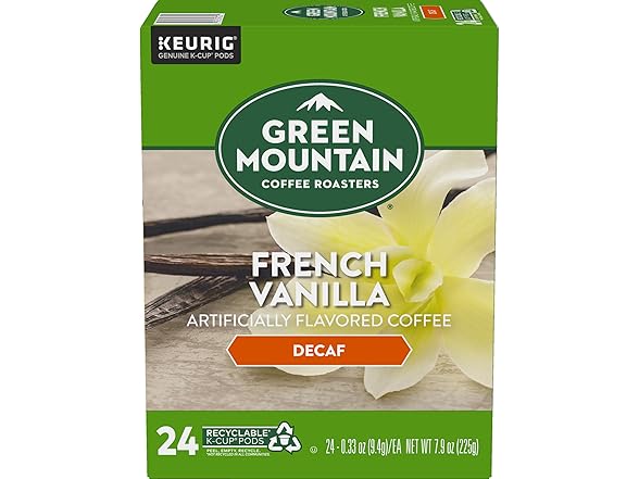 Green Mountain French Vanilla Decaf 96ct