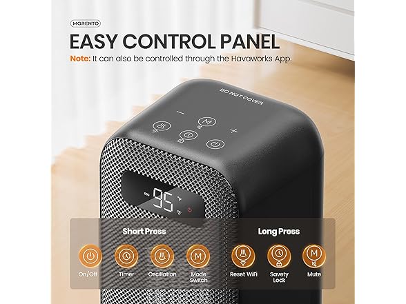MORENTO Smart Space Heater for Home