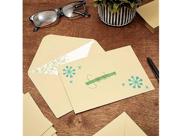 100 Pack 4x6 Envelopes for Invitations