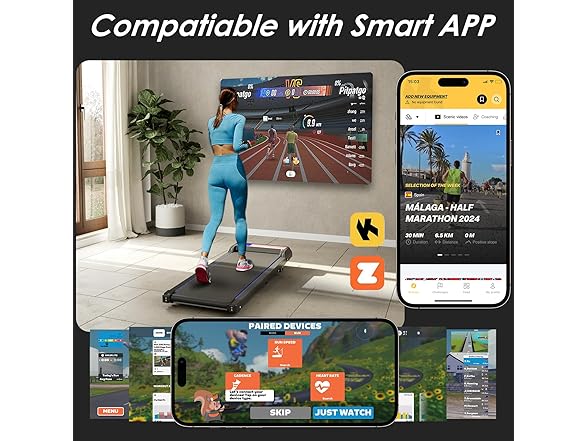 UPREIGN 3 in 1 Treadmill, Under Desk