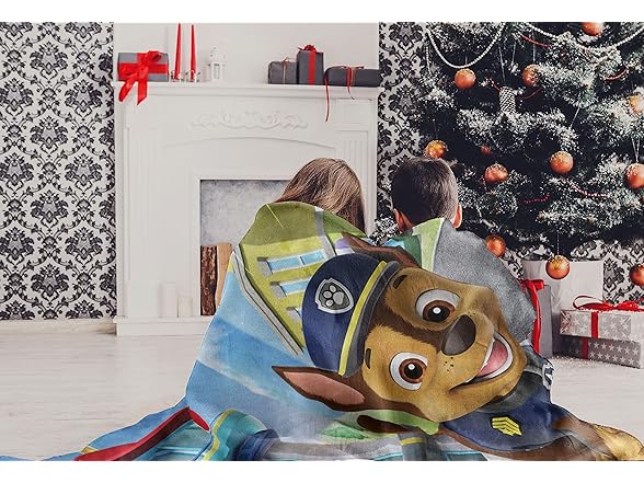 Northwest Paw Patrol Micro Raschel Throw Blanket