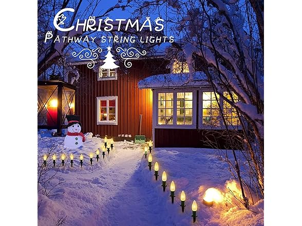 Brightown C9 Christmas String 20 Lights Outdoor