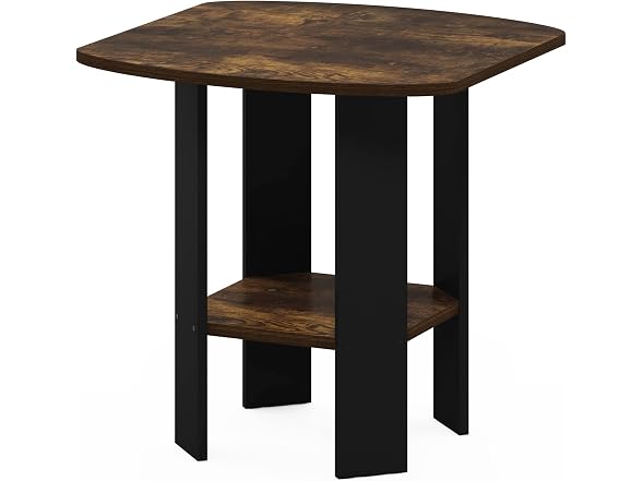Furinno SIMPLE DESIGN Side Table, 2-Tier