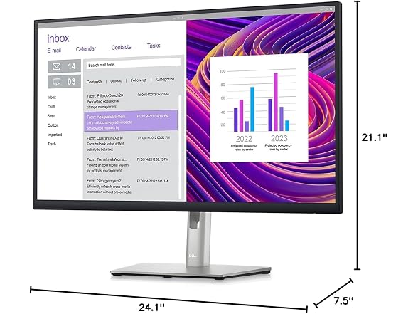 Dell Dell P2723DE 27 QHD WLED LCD Monitor -