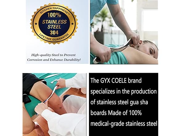 GYX COELE 4 in 1 Muscle Scraper Tool Set