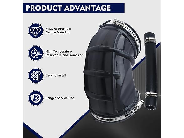 Air Intake Resonator Hose 696-207