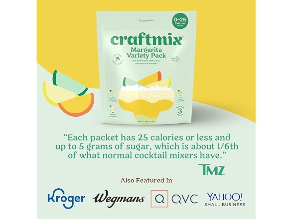 Craftmix Margarita Variety 12 Pack Drink Mixer