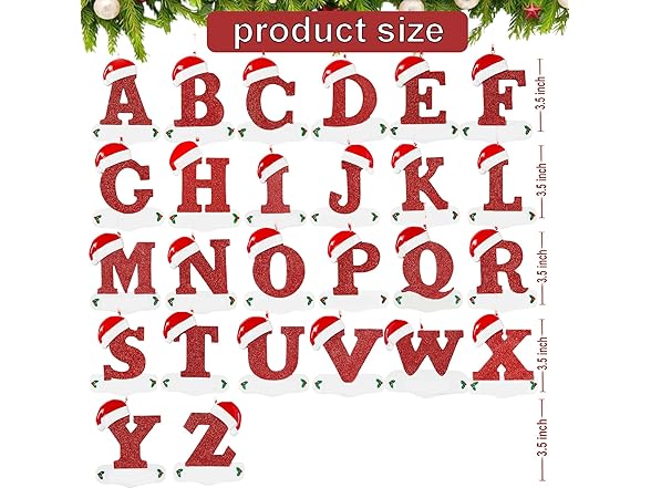 Zercuop DIY Christmas Tree Ornament