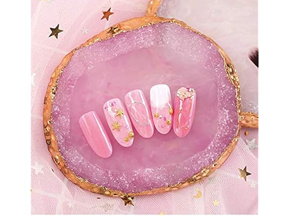 LASSUM Resin Nail Art Palette, Acrylic 