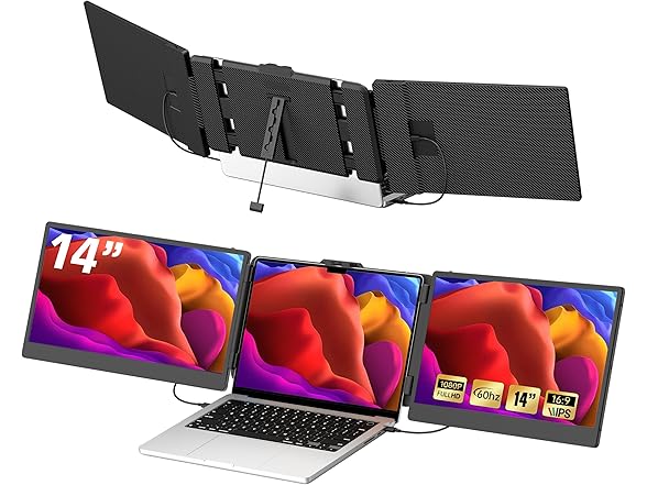 Laptop Screen Extender – 14" Portable Monitor for Laptop