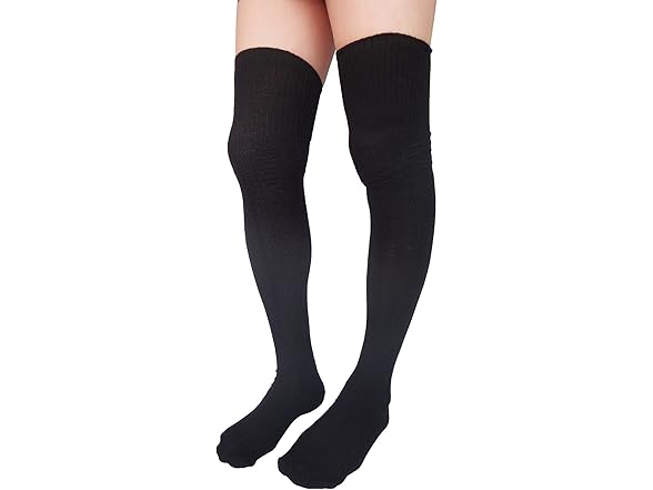 spomei Winter Thigh High Sock for Women