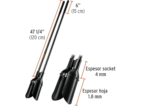 TRUPER CA-38M 47" Steel Handles Hercule - Gallery 3