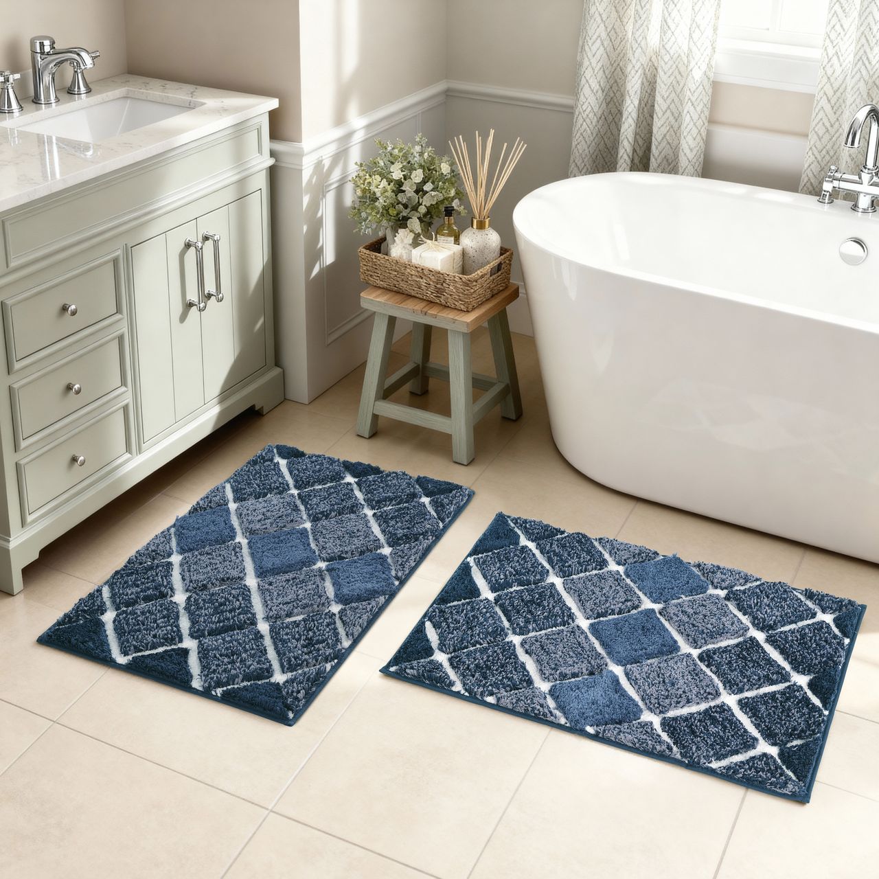 Kona Collection 24” x 36” Microfiber Bath Mats - Gallery 23