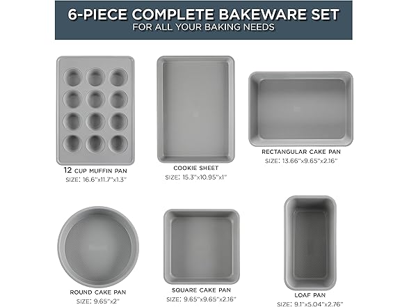 Country Kitchen Nonstick Bakeware Set