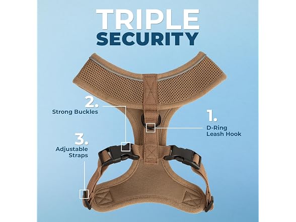 Best Pet Voyager Aerolite Over the Head Dog Harness, XSM