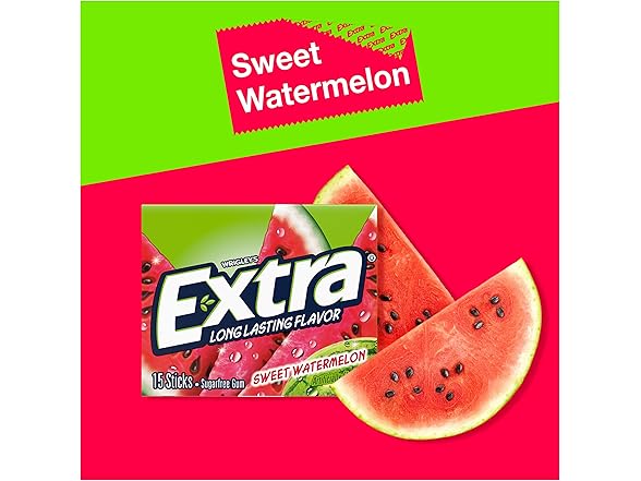 Extra Watermelon Gum 150ct