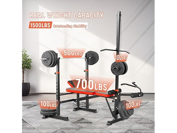 MAIDOMA 8 IN 1 Weight Bench