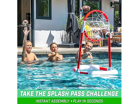 GoSports Pass Floating Pool Football Game