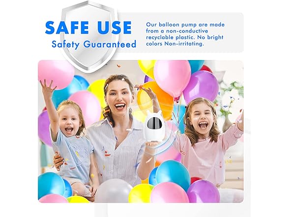 Balloon Pump Electric, SPLAKS Balloons Inflator Air Pump